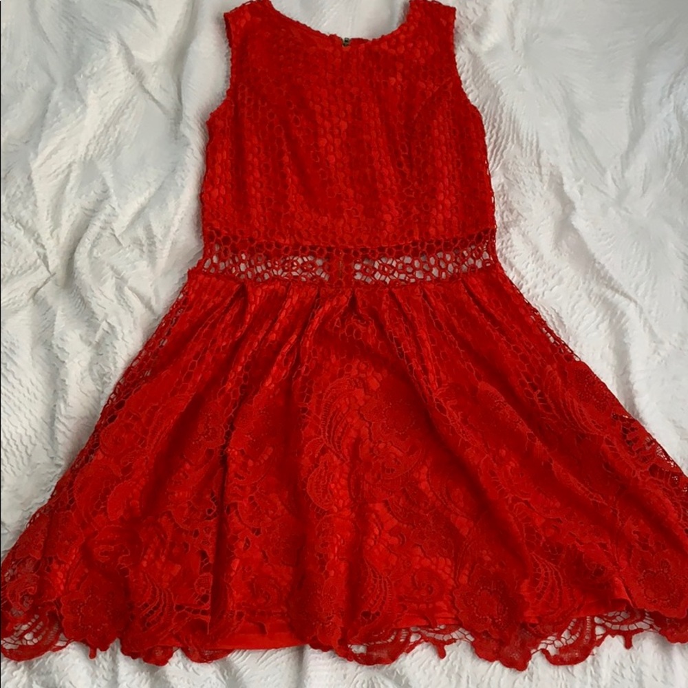 Red sundress
